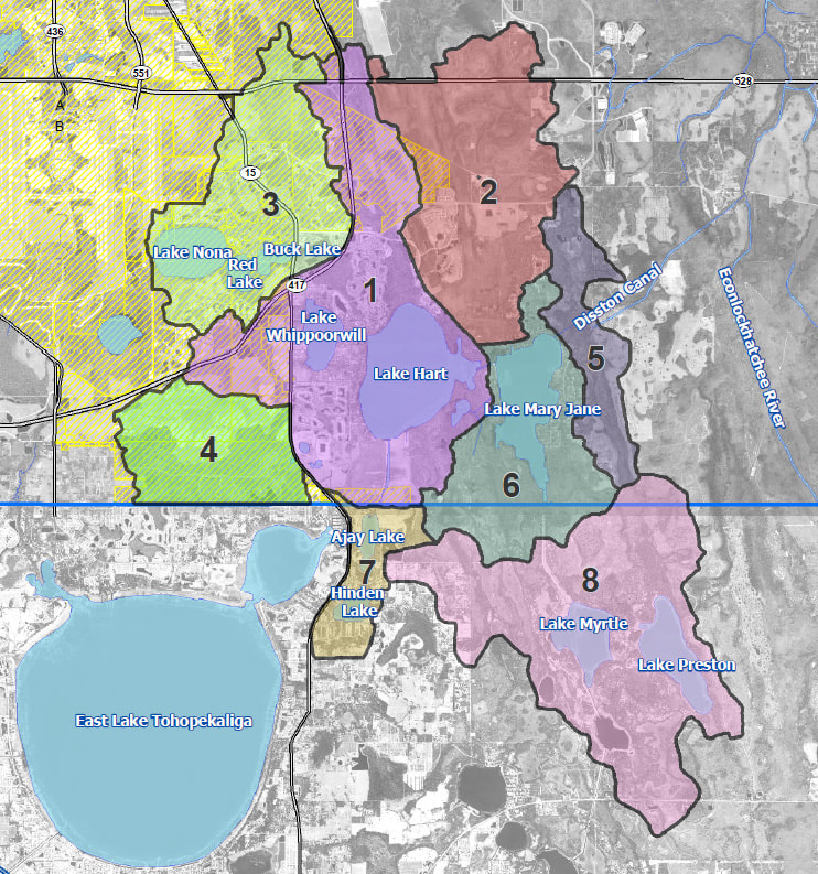 Watershed management map
